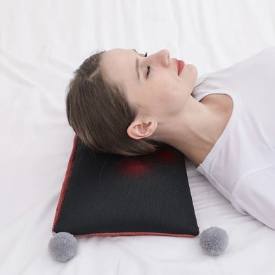 Gối massage cổ vai gáy OROMI ORM-S1 - Gối Mát xa đa năng giảm nhức mỏi thắt lưng, đùi, bắp chân…