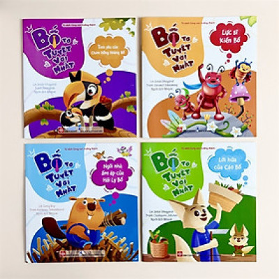 Sách: Bố tớ tuyệt vời nhất (Combo 4 Tập) - Đinh Tị