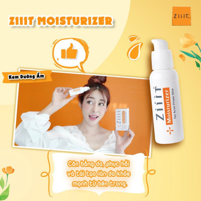 Kem Dưỡng Ẩm ZIIIT Moisturizer 30ml Làm Sạch Sâu, Kiểm Soát Nhờn, Hỗ Trợ Giảm Mụn Cho Da Nhờn, Da Nhạy Cảm