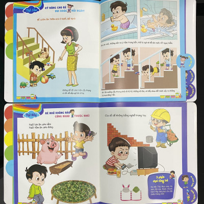 Sách Rèn Luyện Tính Cách Cho Bé 3-6 Tuổi - Bé đảm đang, Bé tự tin, Bé hoà đồng, Bé trung thực BỘ SÁCH TUẦN CỦA BÉ THÁNG 7