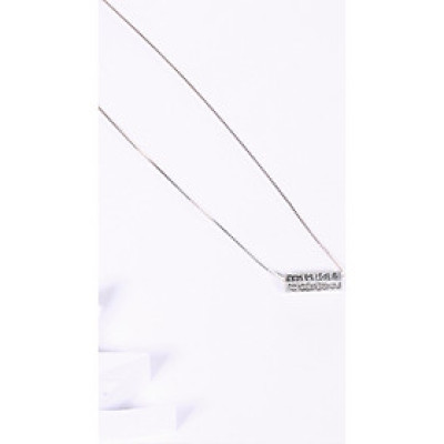 Dây chuyền bạc mặt trụ lục tự đại minh chú