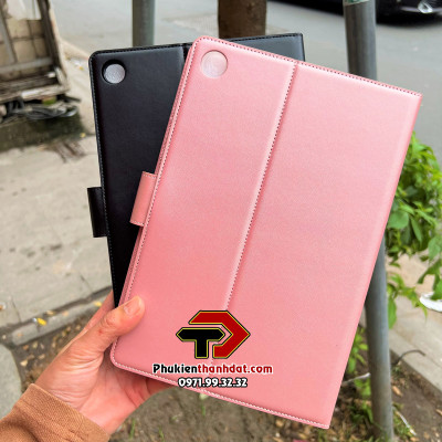 Bao da dạng ví cho SamSung Galaxy Tab A9+ Plus SM-X210, SM-X215, SM-X216 hiệu Hanman có quai cài - Hàng chính hãng