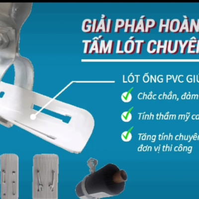 Gói 10 tấm lót ống điều hòa đỡ ống nước ống ga