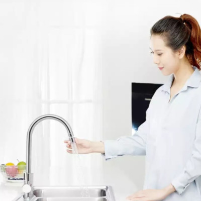 Đầu Vòi Tăng Áp Xoay 360 Độ Tiết Kiệm Nước - Đầu Vòi Đồng Mạ Chrome Sáng Bóng