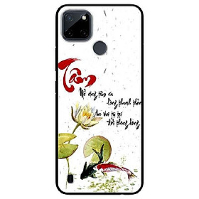 Ốp lưng dành cho Realme C21Y - C25Y mẫu Thư Pháp Tâm
