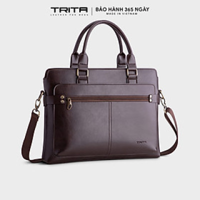 Cặp công sở Trita ( Thời trang nam đa năng - Cặp da TCA12 )