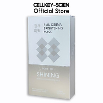 Hộp 10 Miếng Mặt Nạ Ngọc Trai Dưỡng Ẩm Trắng Da Ngăn Ngừa Lão Hóa Phục Hồi Da Dewytree Skin Derma Brightening Mask 230g