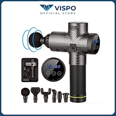 Máy Massage Cầm Tay 6 đầu Massage với 30 chế độ mát xa toàn thân - Máy Massage Toàn Thân Sử Dụng Pin Sạc