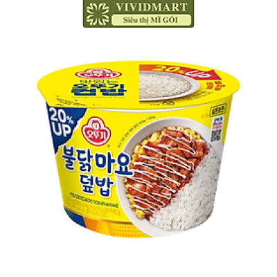 OTOKI - Cơm hộp ăn liền Ottogi hương vị Gà cay sốt Mayonnaise, Cơm gà cay xốt Mayonnaise Ottogi (180g/hộp)