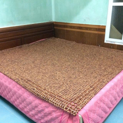 Chiếu Hạt Gỗ Hương Cao Cấp - Kích Thước 1,8mx2m hạt 1.8cm ( video , hình thật ) 