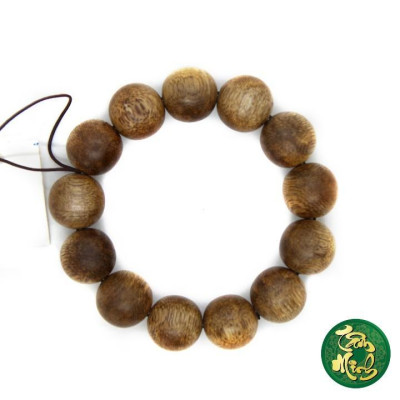 Vòng Tay Trầm Hường ️Trầm Tốc Kiến ️ Vòng Tròn Đơn 14 Trụ Trầm, Thu Hút May Mắn, Tài Lộc.