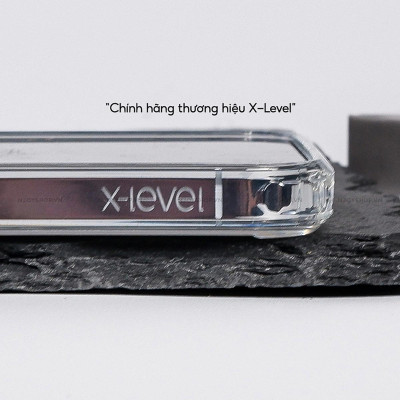 Ốp lưng giảm sốc chống va đập chống ố vàng cho iPhone 15 Pro Max / 15 Pro / 15 Plus / iP 15 hiệu X-level ICE Crystal trang bị đệm khí ẩn bốn góc, Mặt lưng PC chống ố vàng - Hàng nhập khẩu
