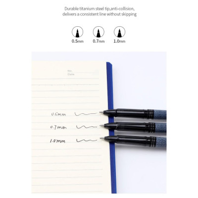 Bút mực gel da rắn mịn 0.5 / 0.7 / 1.0 mm-BAOKE/PC2528