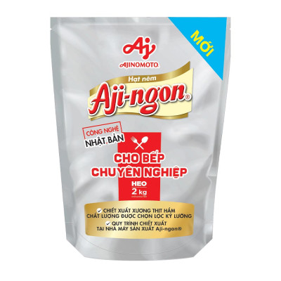 Gói Hạt Nêm Aji-ngon® Heo 2kg/Gói