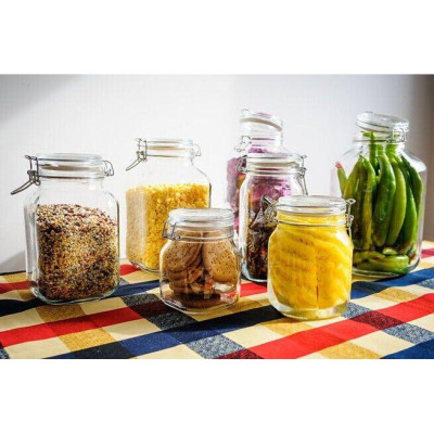 Hũ thủy tinh nắp cài Fido 130ml - 200ml - 500ml  - 750ml  