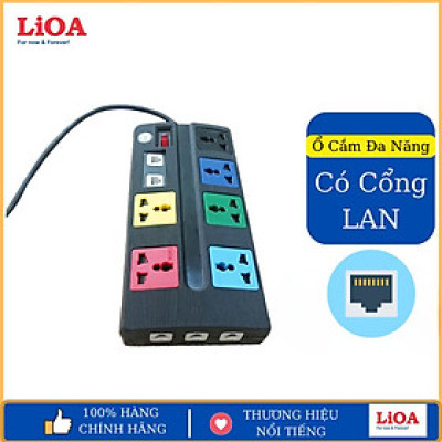 Ổ Cắm Đa Năng LIOA 6OFFICE 3 (Dây 3m)