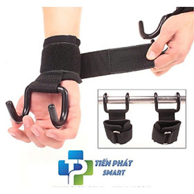 Quấn cổ tay Có Móc( 1 ĐÔI ) - Tập kéo xà, tập Tạ - TP-7684 - Nâng Tạ,Tập Xà Đơn