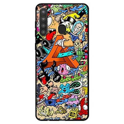 Ốp lưng dành cho Samsung Galaxy A21 mẫu Nhân Vật Đủ Sắc