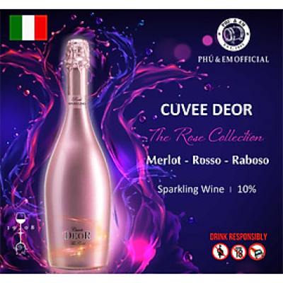Rượu Vang Nổ Ý Cuvee Deor The Gold Collection Pink