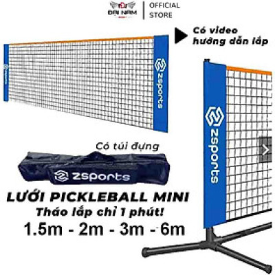 Bộ Khung Lưới Pickleball Mini Từ 1.5m Đến 6m Tháo Lắp Tiện Lợi, Sử Dụng Gia Đình Chính Hãng Đại Nam Sport
