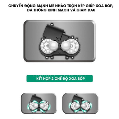 Gối Massage Cổ Vai Gáy, Gối Massage Cổ Chữ U, Gối Đeo Cổ Đa Chức Năng - Hàng Nhập Khẩu