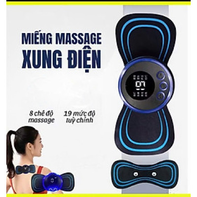 Máy massage xung điện mini xoa bóp giảm đau mỏi rất tốt mua cho ông bà cha mẹ 