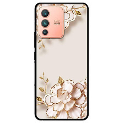 Ốp lưng dành cho Vivo V23 5G / S12 - Vivo Y15s / Y15A mẫu Tranh Hoa Nền Trắng