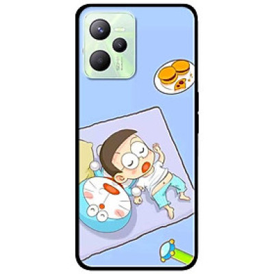 Ốp lưng dành cho Realme C35 mẫu Mèo Và Nô Ngủ