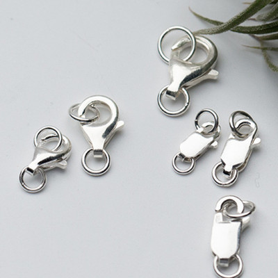 Combo 3 cái khóa bạc móc càng cua - Ngọc Quý Gemstones