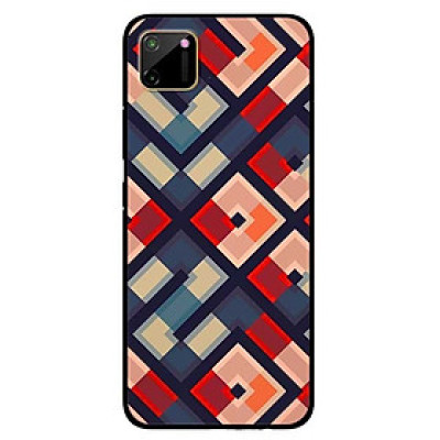 Ốp lưng dành cho Realme C11 mẫu Họa Tiết Vuông Chéo