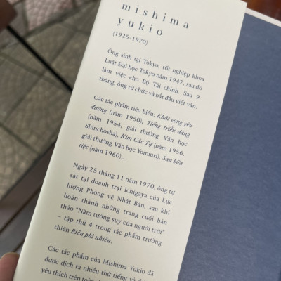 BÁN MẠNG (bìa mềm)  – Yukio Mishima – Tao Đàn – NXB Hội Nhà Văn