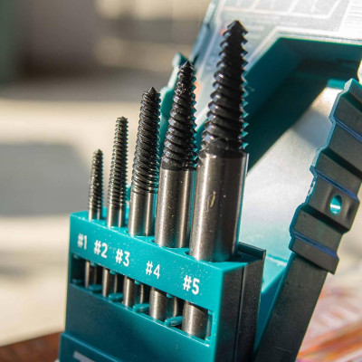 BỘ MŨI TARO LẤY ỐC GÃY 5 CHI TIẾT 3-18MM TOTAL TACSE0056