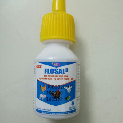 1 Chai Flosal D trị hô hấp cho chim, vẹt