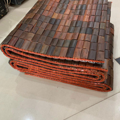 Chiếu Hạt Gỗ Trắc Miếng Cao Cấp - Kích Thước 1,8mx2m ( video , hình thật )