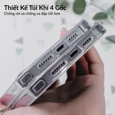 ốp lưng chống sốc trong suốt cho iPhone 17 Pro Max / 17 Air / 17 Pro / 17 hiệu Likgus Lin - Chống sốc 2m, túi khí ẩn 4 góc, chống va đập, độ trong full HD - Hàng nhập khẩu