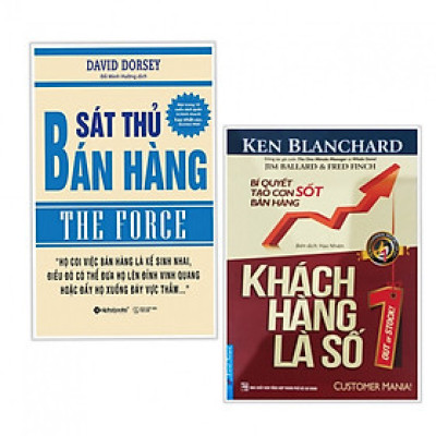 Combo Sách Kỹ Năng Làm Việc: Sát Thủ Bán Hàng + Khách Hàng Là Số Một (Tặng Bookmark)