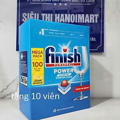 Hộp 110 Viên Rửa Bát Chén Finish Hàng Đức Chuyên Dùng Cho Máy mẫu mới