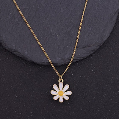 Dây chuyền vòng cổ hoa cúc hoạ mi đơn giản nhẹ nhàng thanh lịch cho bạn nữ