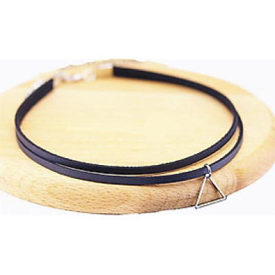 Vòng cổ choker tattoo phối tam giác V73 thời trang