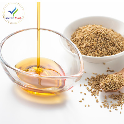 Dầu Mè Nguyên Chất Viettin Mart 1 Lít