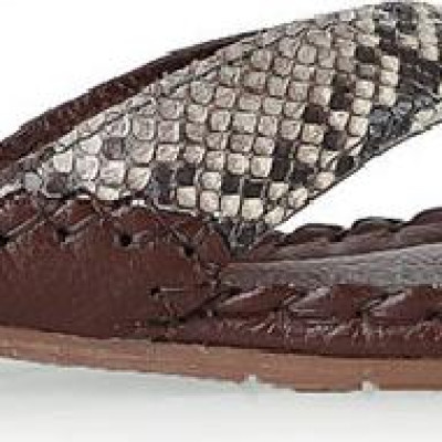 Dép nữ Huy Hoàng da trăn màu nguyên thủy HT7304