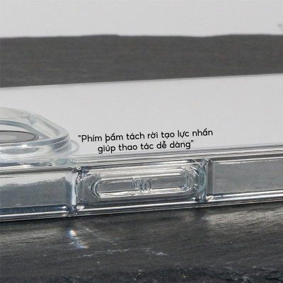 Ốp lưng giảm sốc chống va đập chống ố vàng cho iPhone 15 Pro Max / 15 Pro / 15 Plus / iP 15 hiệu X-level ICE Crystal trang bị đệm khí ẩn bốn góc, Mặt lưng PC chống ố vàng - Hàng nhập khẩu