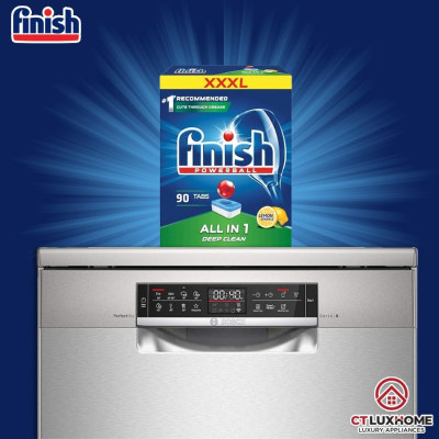 Viên rửa chén bát Finish All In One 90 viên hương chanh 