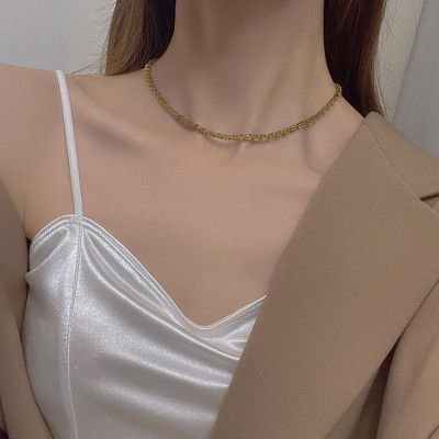 Dây chuyền nữ - Vòng cổ nữ titan thời trang đuôi phụng thép không gỉ trangsucpt có 3 màu sắc