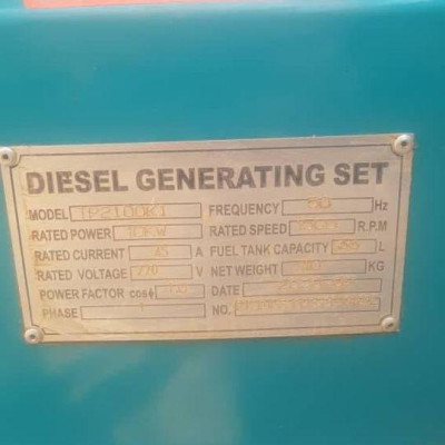 MÁY PHÁT ĐIỆN DẦU 12.5KW 1 PHA TOTAL TP2100K1 - HÀNG CHÍNH HÃNG