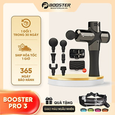Máy Massage Cầm Tay Chuyên Nghiệp Mỹ Booster PRO 3 - 126W - Dòng Cao Cấp