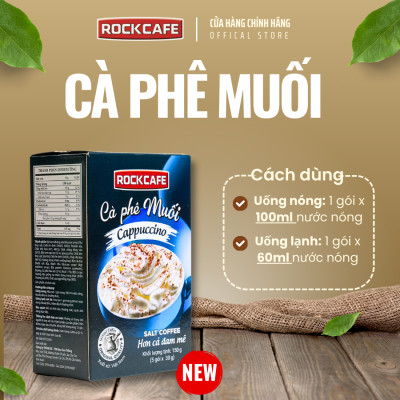 [CB] 2 HỘP CAPPUCCINO: MUỐI + TRỨNG (5 gói x 30 gram)