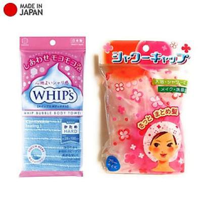 Combo khăn tắm tạo bọt Whip