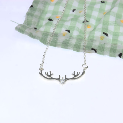 Dây Chuyền Nữ Bạc Hiểu Minh DMD419 Sừng Hươu