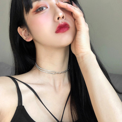 Dây chuyền nữ cá tính mix đá zircon xương đòn phong cách Hàn Quốc